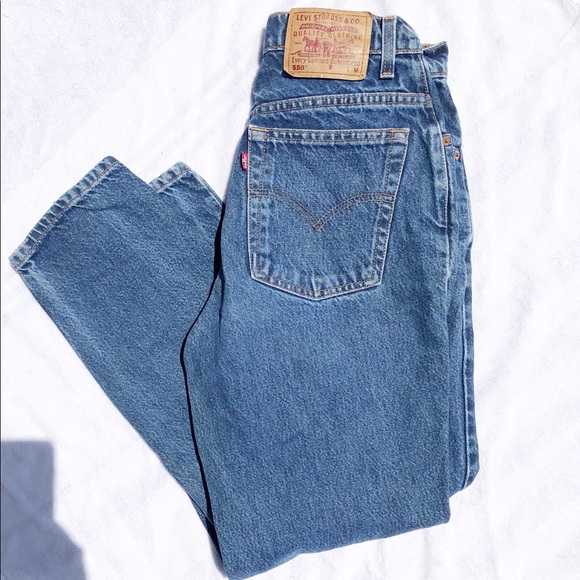 Levi's Denim - Vintage Levi’s 550 High rise Mom Jeans